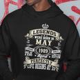 Legends Were Born In May 1989 Vintage 33Rd Birthday Gift For Men & Women Hoodie Unique Gifts