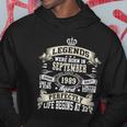 Legends Were Born In September 1989 Vintage 33Rd Birthday Gift Hoodie Unique Gifts