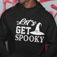 Lets Get Spooky Halloween Quote Hoodie Unique Gifts