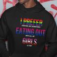 Lgbt I Prefer Cooking & Eating Out With Girls Lesbian Gay Hoodie Unique Gifts