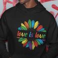 Lgbt Rainbow Sunflower Love Is Love Pride Month Hoodie Unique Gifts