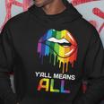 Lgbt Yall Mean All Rainbow Pride Month Hoodie Unique Gifts