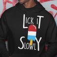 Lick It Slowly Popsicle Tshirt Hoodie Unique Gifts