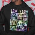 Love Is Love Black Lives Matter Hoodie Unique Gifts