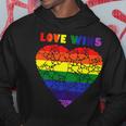 Love Wins Heart Hoodie Unique Gifts