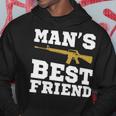 Mans Best Friend V2 Hoodie Funny Gifts