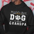 Mens Worlds Best Dog Grandpa Hoodie Unique Gifts