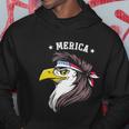 Merica Funny Gift Funny Eagle Mullet Funny Gift 4Th Of July Funny Gift Patriotic Hoodie Unique Gifts