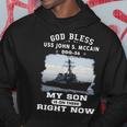 My Son Is On Uss John S Mccain Ddg Hoodie Unique Gifts