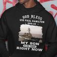 My Son Is On Uss Paul Hamilton Ddg Hoodie Unique Gifts