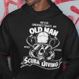 Old Man Who Loves Scuba Diving Hoodie Personalized Gifts