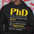 Phd Graduate Phd Graduation Doctorate Degree Definition Men Hoodie Personalized Gifts