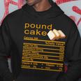 Pound Cake Nutrition Facts Label Hoodie Unique Gifts