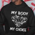 Pro Choice Reproductive Rights Uterus Gift Hoodie Unique Gifts