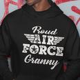 Proud Air Force Granny Pride Military Family Grandma Hoodie Unique Gifts