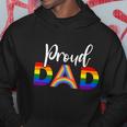 Proud Dad Lgbt Gay Pride Month Lgbtq Parent Funny Gift Hoodie Unique Gifts