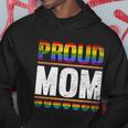 Proud Lesbian Mom Queer Mothers Day Gift Rainbow Flag Lgbt Gift Hoodie Unique Gifts