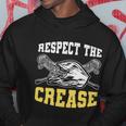 Respect The Crease Lacrosse Goalie Lacrosse Plus Size Shirts For Men And Women Hoodie Unique Gifts