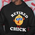 Retired Chick Nurse Chicken Retirement 2021 Colleague Funny Gift Hoodie Unique Gifts