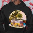 Retro Beach Bum Hippie Van Hoodie Unique Gifts