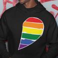 Right Half Of Heart Lgbt Gay Pride Lesbian Bisexual Ally Quote Hoodie Unique Gifts