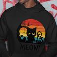 Scary Black Cat Meow Kitten Halloween Quote Hoodie Unique Gifts