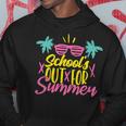 Schools Out For Summer Teacher Cool Retro Vintage Last Day Hoodie Funny Gifts