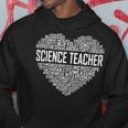 Science Teacher Heart Proud Science Teaching Design Hoodie Funny Gifts