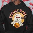 Spooky Babe Retro Groovy Halloween Custome Essential Men Hoodie Personalized Gifts