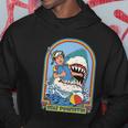 Stay Positive Shark Attack Comic Hoodie Unique Gifts