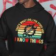 That What I Do I Fix Stuff I Know Things Vintage Mechanic Hoodie Unique Gifts