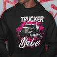 Trucker Trucker Babe Female Truck Driver Woman Trucker Hoodie Personalized Gifts