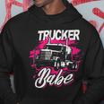 Trucker Trucker Babe Female Truck Driver Woman Trucker_ Hoodie Personalized Gifts