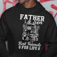 Trucker Trucker Fathers Day Father And Son Best Friends For Life Hoodie Funny Gifts
