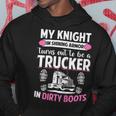Trucker Trucker Wife Trucker Girlfriend Hoodie Funny Gifts