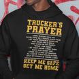 Trucker Truckers Prayer Truck Driving For A Trucker Hoodie Funny Gifts