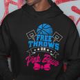 Tu Free Throws Or Pink Bows Gender Reveal Costume Family Hoodie Unique Gifts
