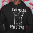 Two Moles Per Liter Chemistry Science Lab Men Hoodie Personalized Gifts