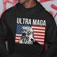 Ultra Maga Patriot Patriotic Agenda 2024 American Eagle Flag Hoodie Unique Gifts
