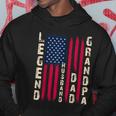 Usa Flag Fathers Day Dad The Legend Husband Dad Grandpa Hoodie Unique Gifts
