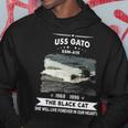 Uss Gato Ssn 615 - The Black Cat Hoodie Unique Gifts