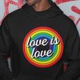 Vintage Love Is Love Rainbow Pride Month Hoodie Unique Gifts