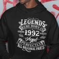 Vintage Scroll Legends Were Born In 1992 Aged Perfectly 30Th Birthday Hoodie Unique Gifts