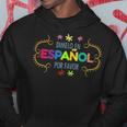 Womens En Espanol Por Favor Spanish Bilingual Teacher Maestra Men Hoodie Personalized Gifts
