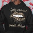 Womens Lightly Melanated Hella Black Pride Womens V Neck Men Hoodie Personalized Gifts