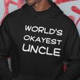 Worlds Okayest UncleShirt Funny Saying Family Graphic Funcle Sarcastic Tee Hoodie Unique Gifts