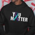 You Matter Purple Teal Ribbon Suicide Prevention Awareness Tshirt Hoodie Unique Gifts
