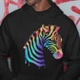 Zebra Neon Hoodie Unique Gifts