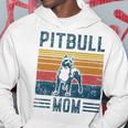 Dog Pitbull Mom  Vintage Pitbull Mom  Men Hoodie Personalized Gifts