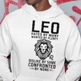 Lion Graphic Art July August Birthday Gifts Leo Zodiac Sign Hoodie Funny Gifts